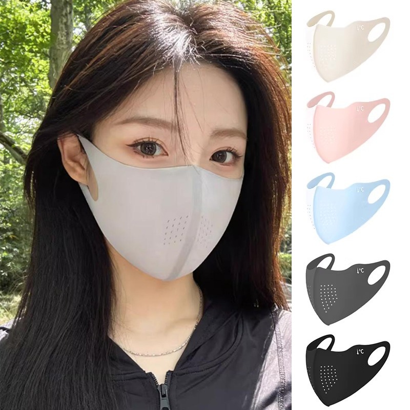 Sports Mask Breathable - Summer Ice Silk Face Mask UV