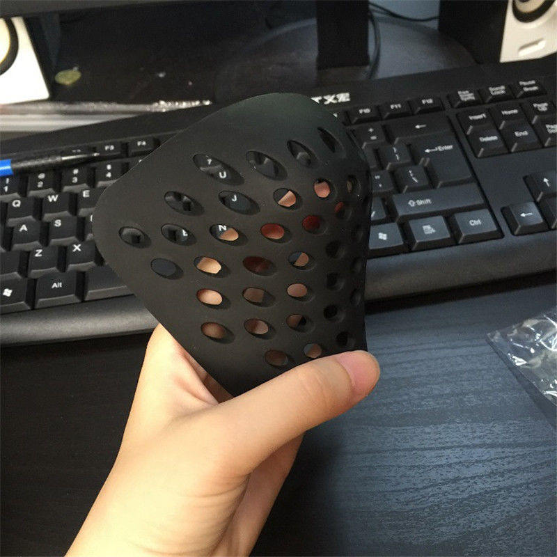 Black Red Silicone Mask Cover  - Silicone Mask Bracket ulasan dan harga