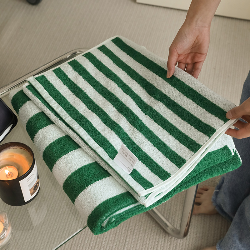 Stripe Pure Towels Absorbent T - Cloth Face Mask Washable ulasan dan harga
