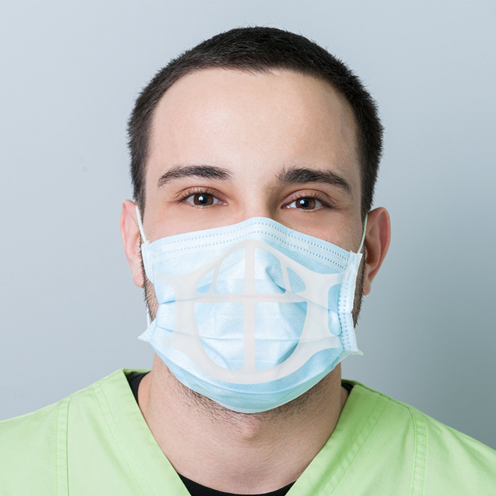 5Pcs Breathable Mask Holder Si - Silicone Mask Bracket ulasan dan harga