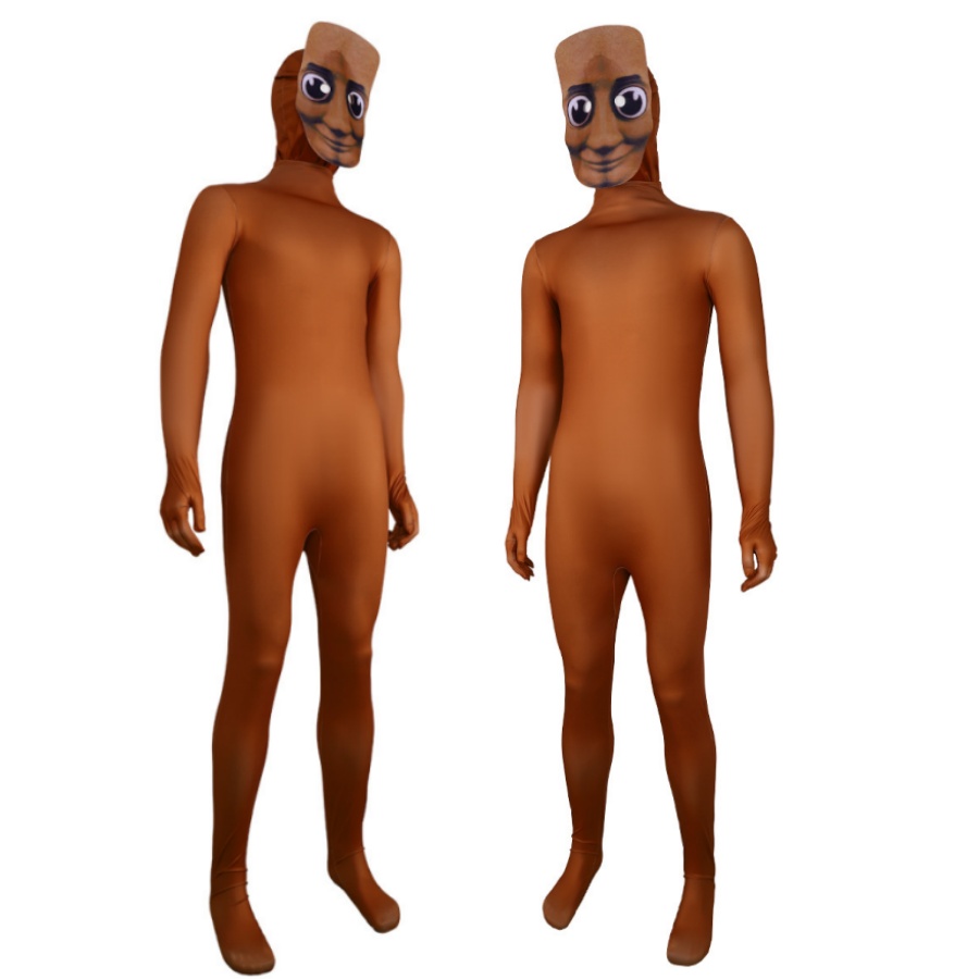 Yellow bodysuit party cosplay  - Kids Face Mask ulasan dan harga