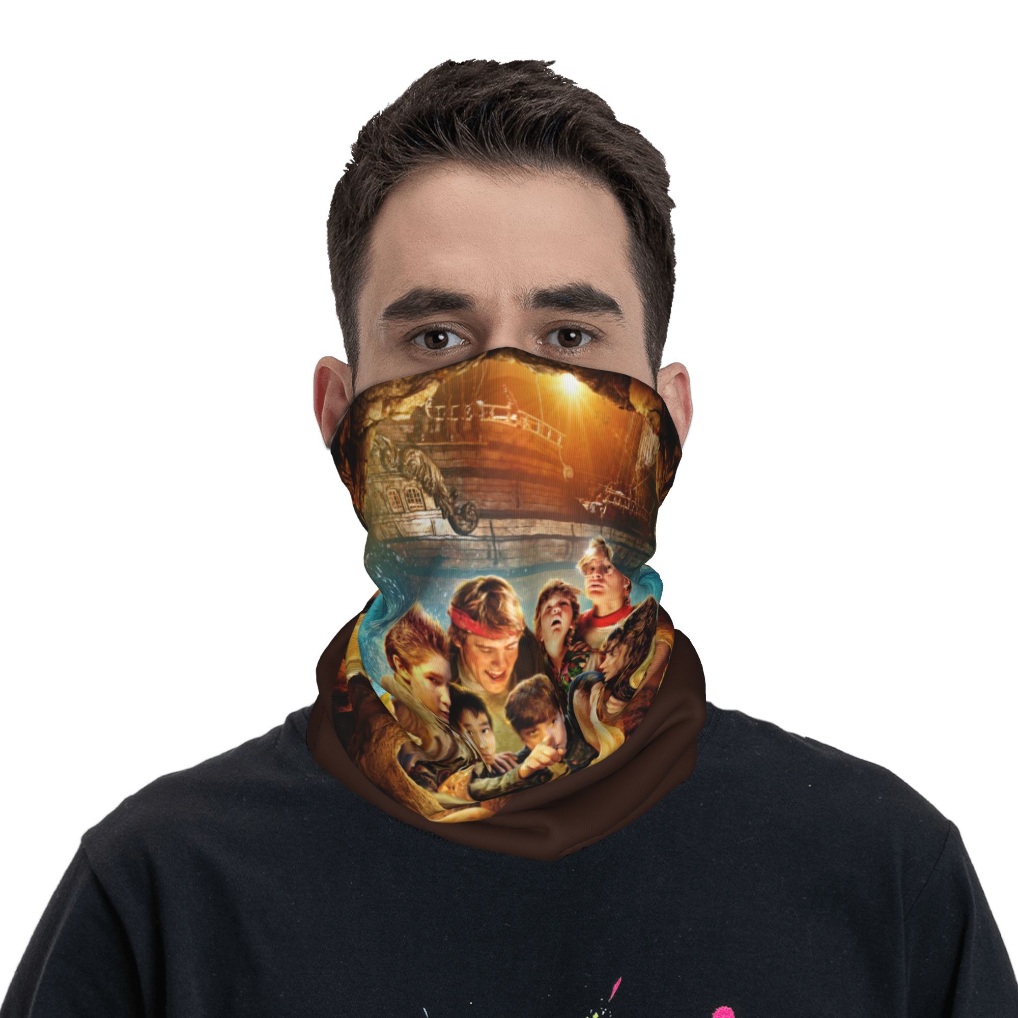 Custom The Goonies Poster Styl - Neck Gaiter Face Cover ulasan dan harga