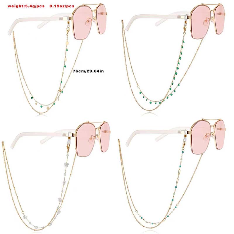 New Fashion Colorful Crystal G - Mask Chain Holder ulasan dan harga
