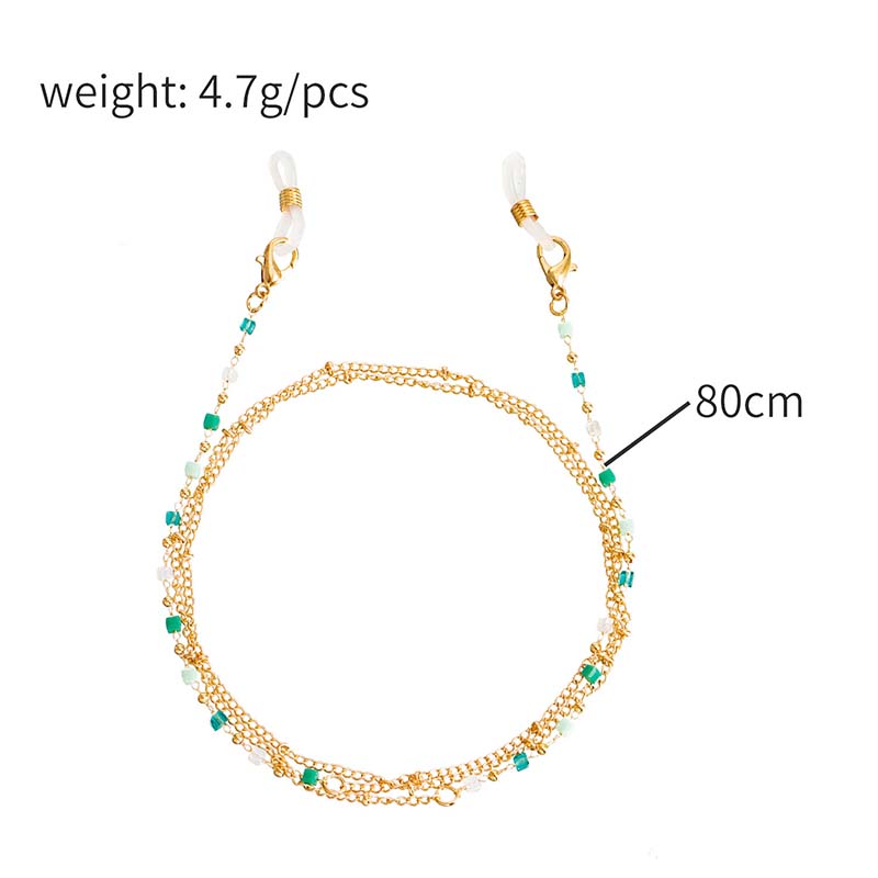 New Fashion Colorful Crystal G - Mask Chain Holder ulasan dan harga