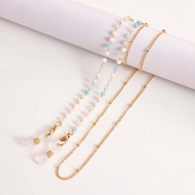 New Fashion Colorful Crystal G - Mask Chain Holder ulasan dan harga