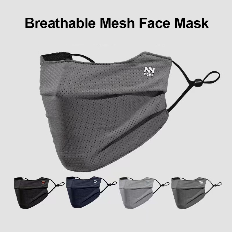 Sun Face Mask Men Cycling Fish - Cloth Face Mask Washable ulasan dan harga