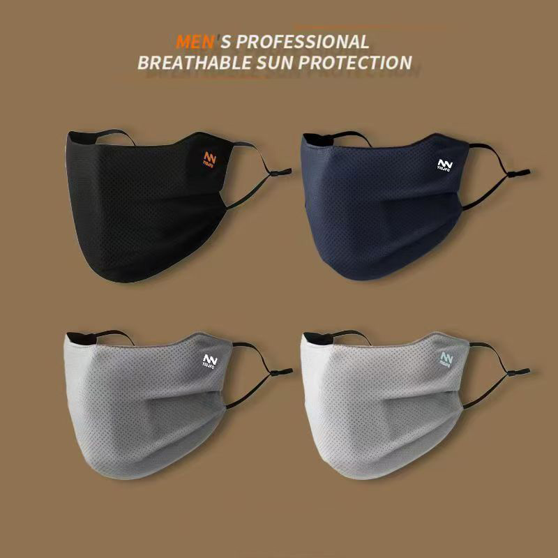 Sun Face Mask Men Cycling Fish - Cloth Face Mask Washable ulasan dan harga