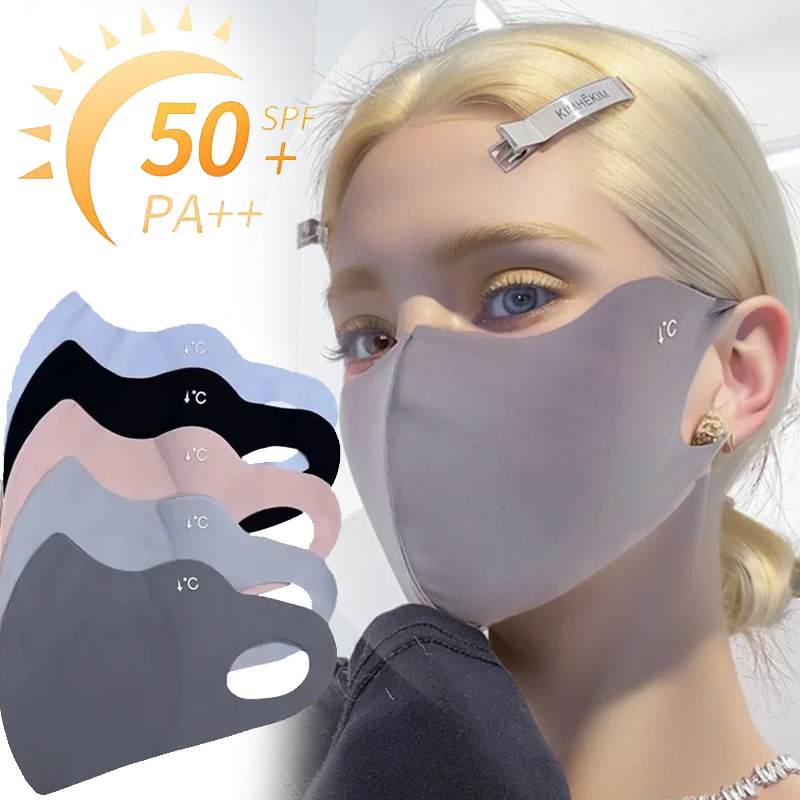 Summer Sun Protection Face Mas - Cloth Face Mask Washable ulasan dan harga