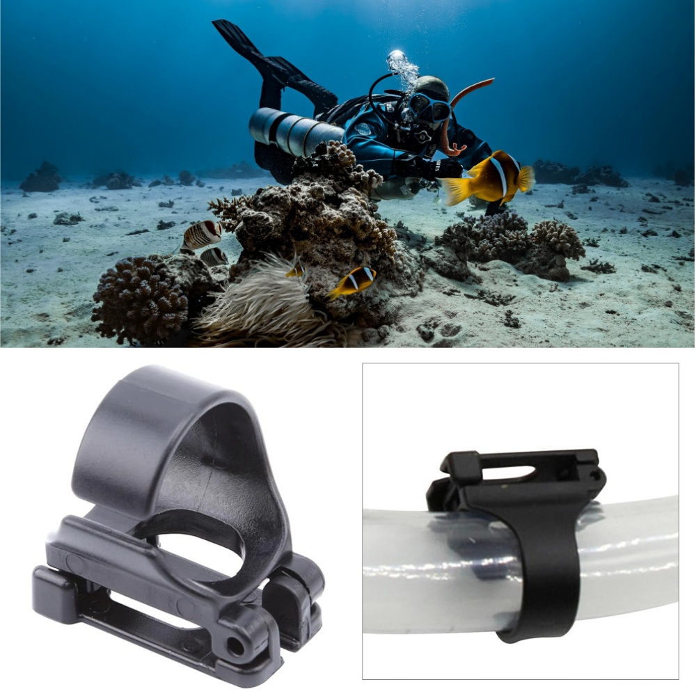 Plastic Clip Snorkel Mask Keep - Silicone Mask Bracket ulasan dan harga