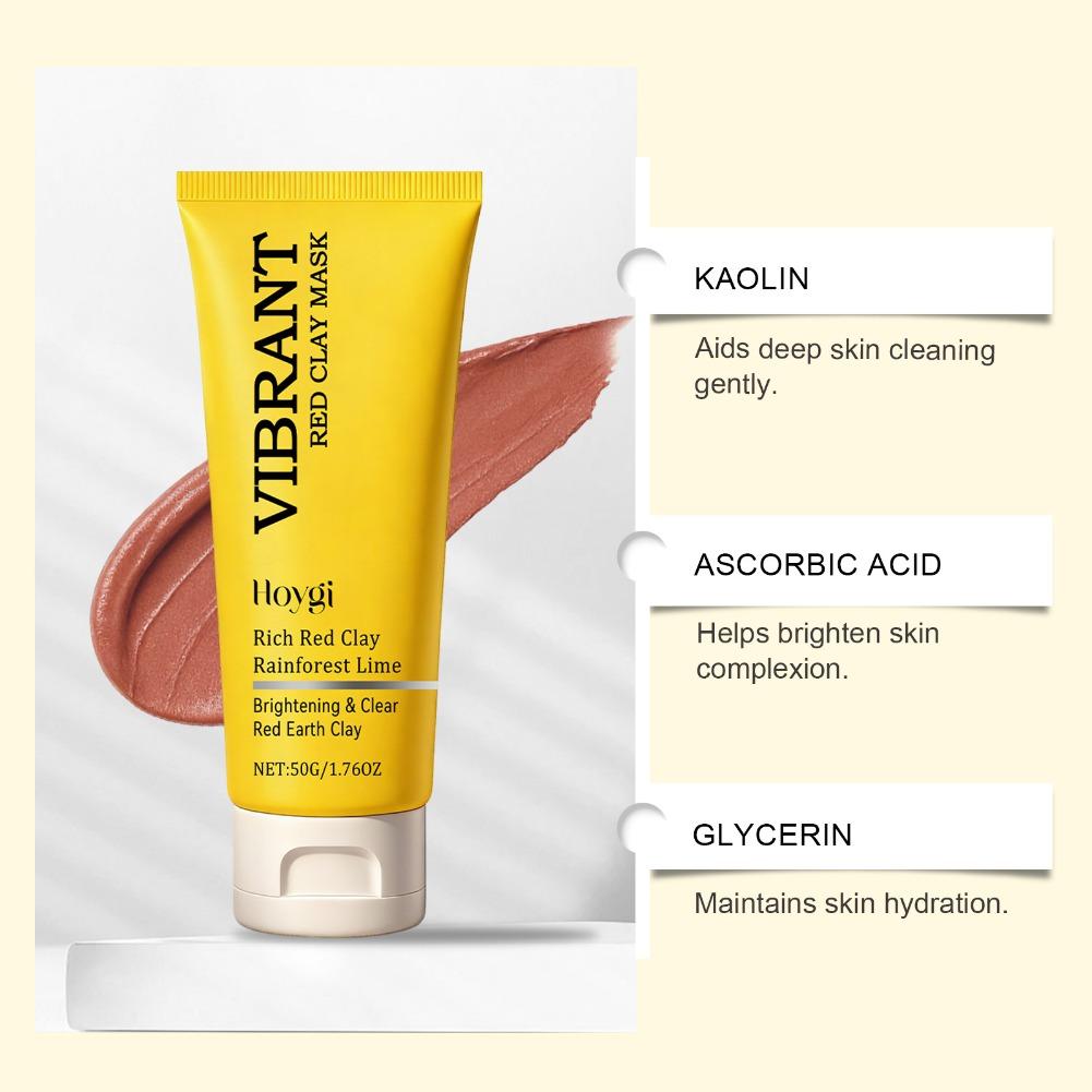 Vibrant Red Clay Mask - Natura - Dust Mask Construction ulasan dan harga